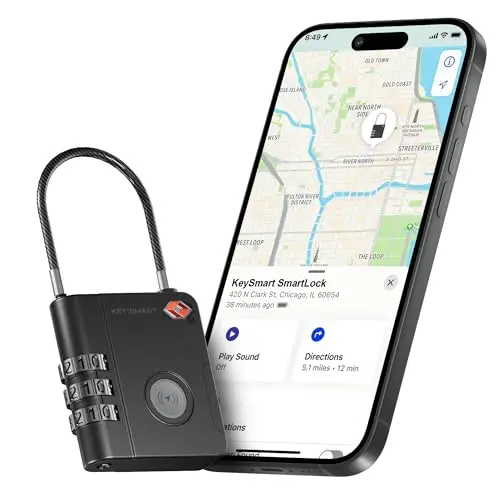 Lockable Tracker for Secure Luggage