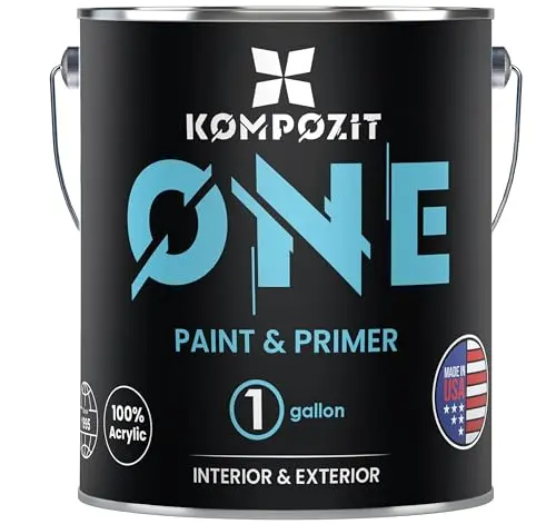 Kompozit ONE white paint gallon with scratch-resistant finish