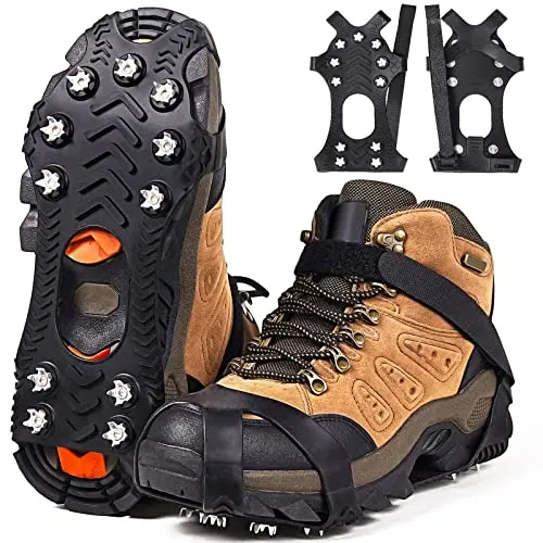 Silicone and 304 steel, 11 spike cleats