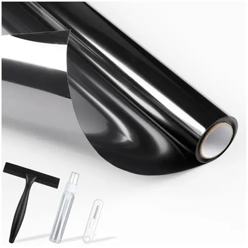 Rabbitgoo one way privacy window film with installation tools kit