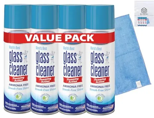 Foam Spray, Includes Microfiber Cloth