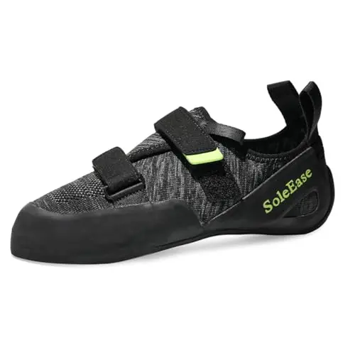 Flexible multipurpose shoe for diverse climbing styles