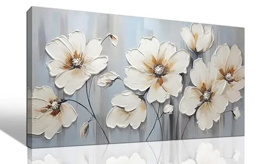 Large Floral Art for Fresh Ambiance