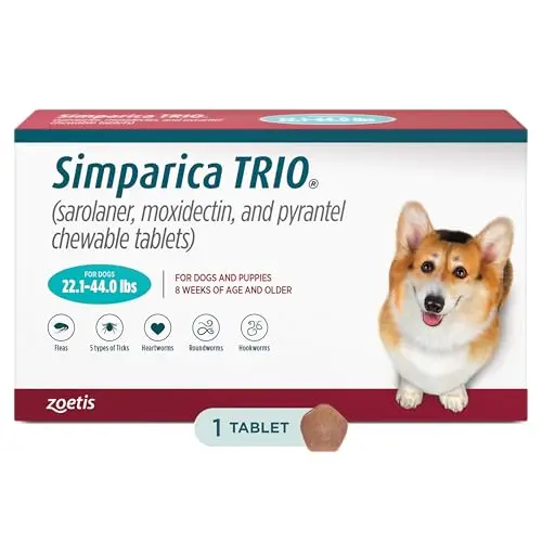 Triple Protection Chew, 22.1-44 lbs (1 Dose)