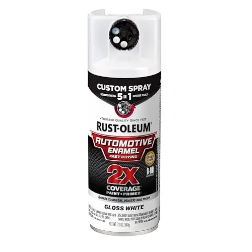 Rust-Oleum 2X Automotive Enamel Custom Spray 5-in-1 in Gloss White