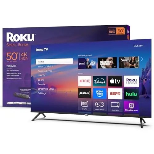 4K HDR Roku TV with Voice Remote, 2025