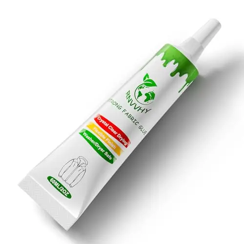 RNVVHY Fabric Glue kit with metal nozzle and accessories