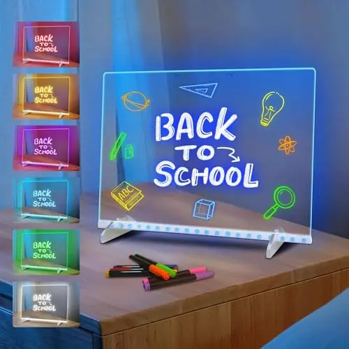Colorful Light-Up Message Board
