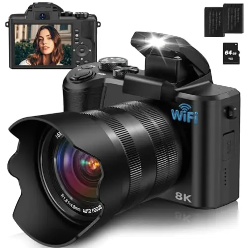 8K/88MP Touchscreen, Dual-Lens, Night Vision