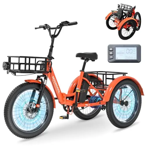 Versatile Folding Trike, Extended Battery