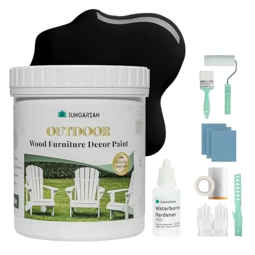 Jungarian 2K furniture paint in black