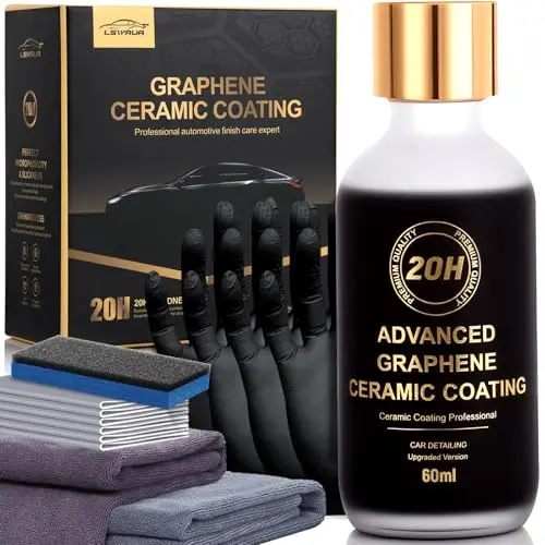 LSAVRUA 20H Advanced Graphene Ceramic Coating kit with accessories