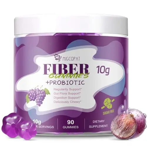 10G Fiber, Probiotics, Grape Flavor, 90 Count