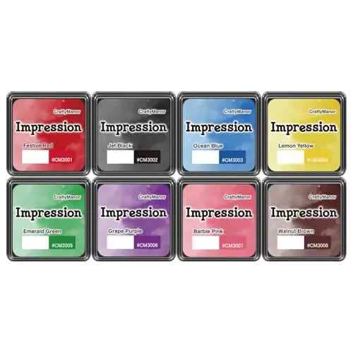 CraftyManor mini smudge ink pads for vintage crafting