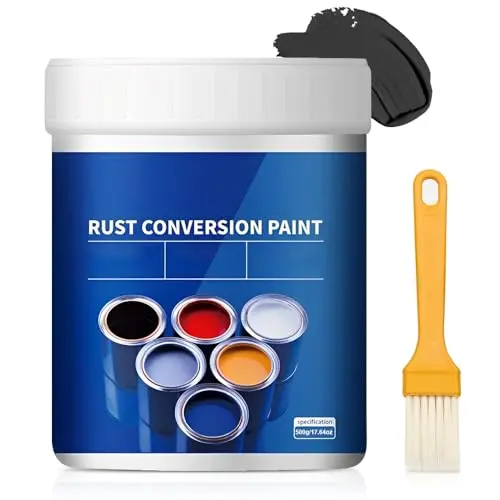 WUSAIRX 4-in-1 Rust Converter Paint in black