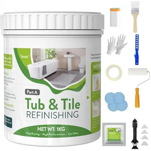 Tenee Tub and Tile Paint kit in 35oz size with full tools