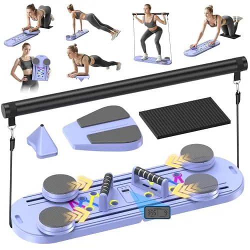 7-in-1 Foldable Reformer w/ Timer