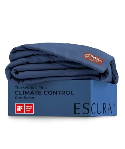 ESCURA Tw comforter on a modern bed