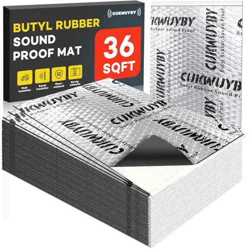 CUKWUYBY 80 mil car sound deadening material