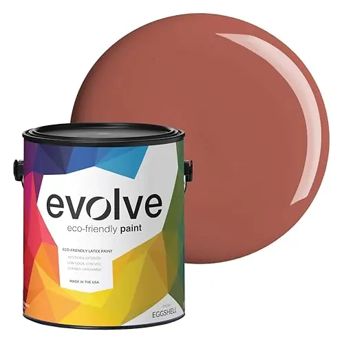 EVOLVE Paint and Primer in Red Clay eggshell finish