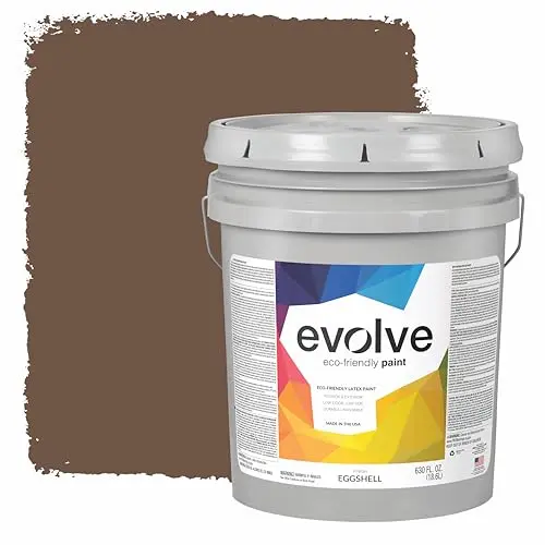 Eco-Friendly, Low Sheen (Bark Brown, 5 Gallon)
