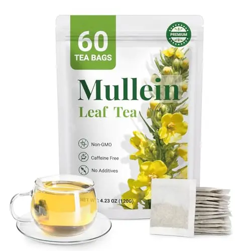 Plant-Based, 100% Pure Mullein for Lungs