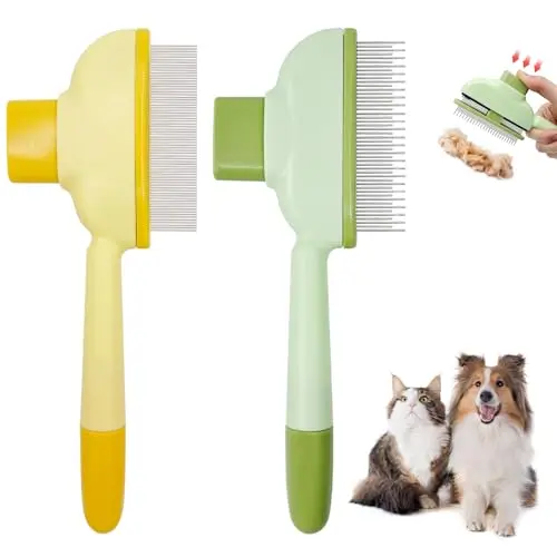 2-Piece, Long & Short Teeth, Self-Cleaning