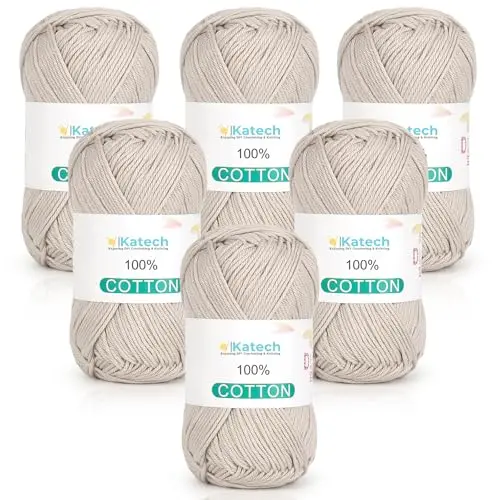 Katech pure cotton yarn in beige