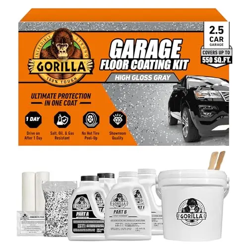 Gorilla epoxy garage floor coating kit