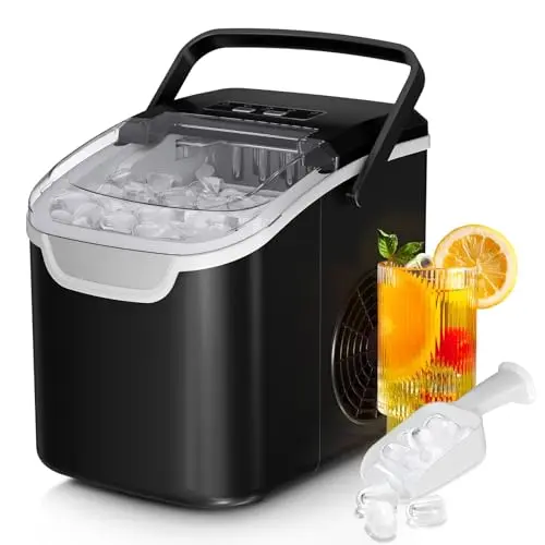 Antarctic Star compact ice maker on countertop