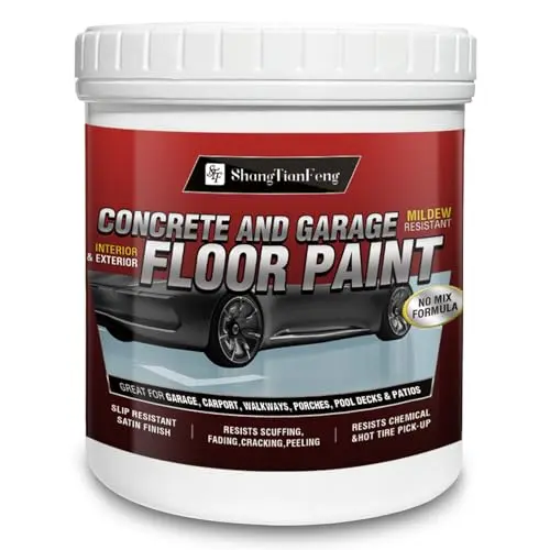 ShangTianFeng professional epoxy floor paint kit in light blue