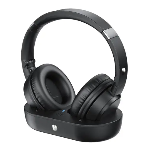 Long-Range TV Headphones with Dock