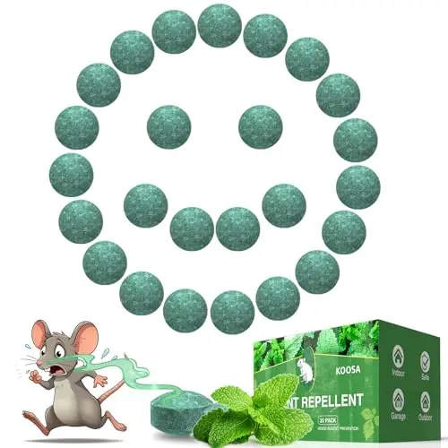Natural Scent-Based Rodent Deterrent (25 Pack)