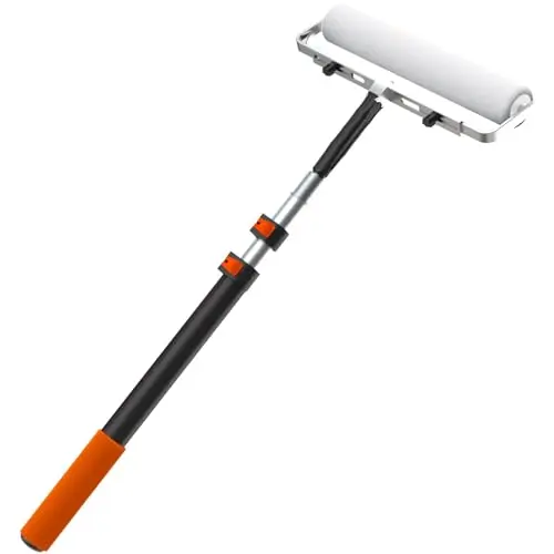 Long-reach, pro-style telescoping roller