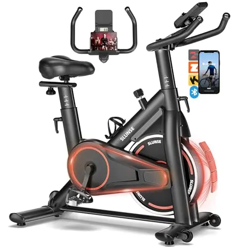Heavy-Duty Adjustable Spin Bike with Magnetic Resistance