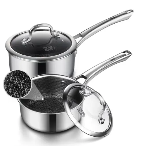 SNOWCLAD saucepan set with two sizes