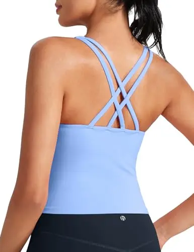 Longline Crop Tank Sports Bra