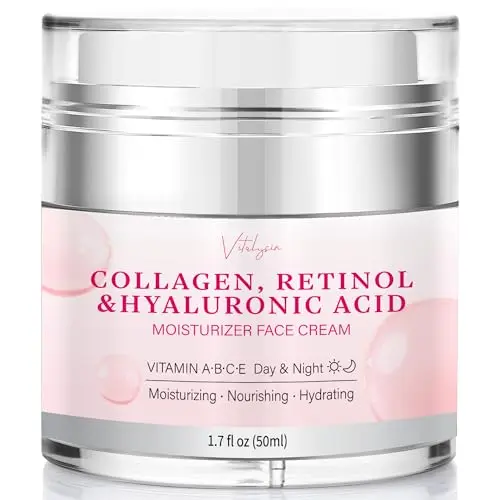 Retinol, Collagen, Hyaluronic Acid