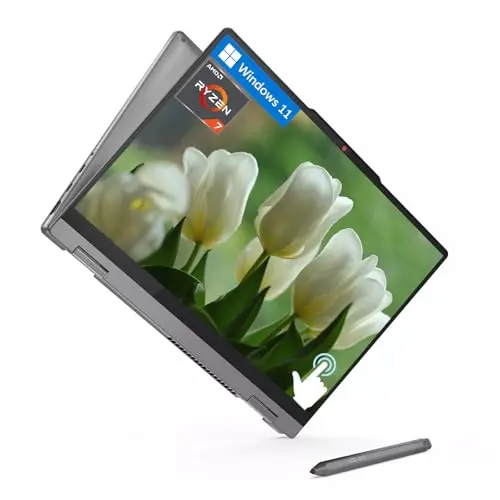 Lenovo Ideapad 5 2-in-1 laptop in tablet mode with stylus