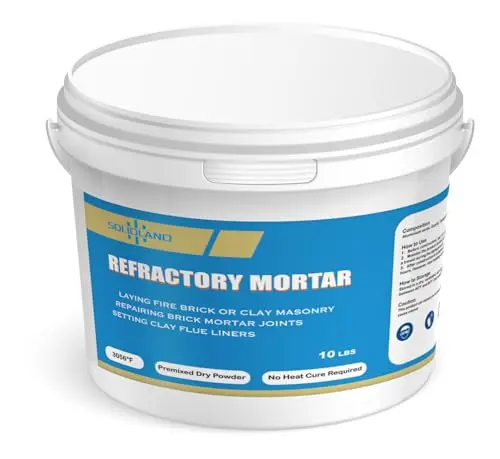 SOLIDLAND Refractory Mortar for kilns and fireplaces