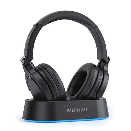 TV Headset with No Audio Delay, 65H Playtime