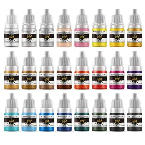 VM Miniature Paint Set with 24 bottles of eco-friendly model paint