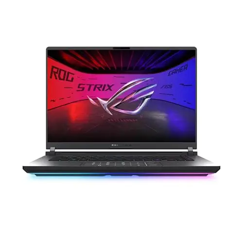 ASUS ROG Strix G16 gaming laptop with high-resolution display for digital art