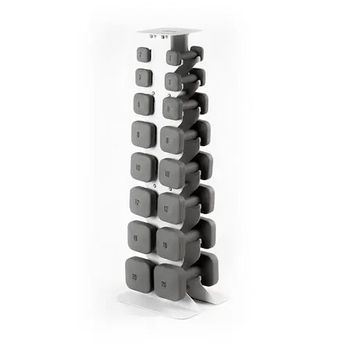 Anti-Slip, Square, Thick Handles Set with Rack