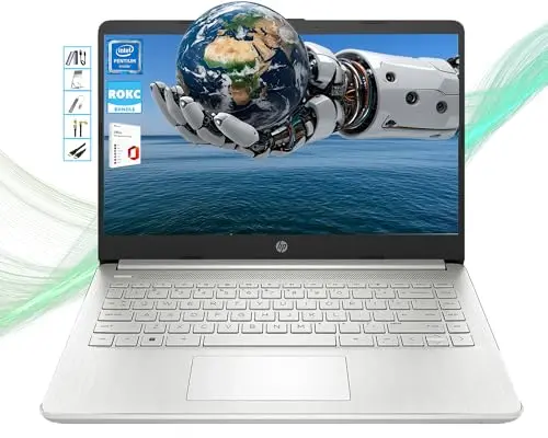 HP AI-powered laptop with cloud storage for digital artists