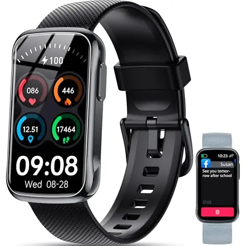 Full-Featured Fitness Tracker with Speaker & Notifications