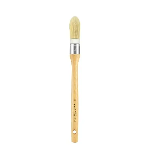 XDT Art Supplies single chalk paint brush with natural wood handle