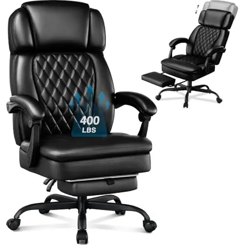 Heavy-Duty PU Leather Executive Chair