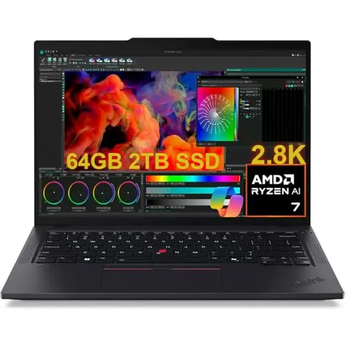 14" 2.8K OLED, Ryzen 7 PRO, 64GB RAM, 2TB SSD