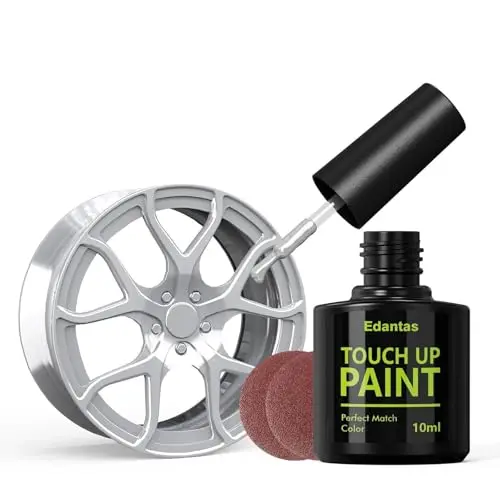 Edantas mirror silver rim touch up paint for alloy wheels